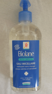 eau micellaire de Biolane