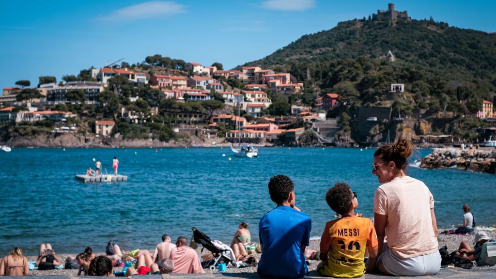 visite en famille à Collioure